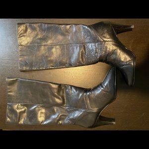 Vintage Leather Nine West Leg boots